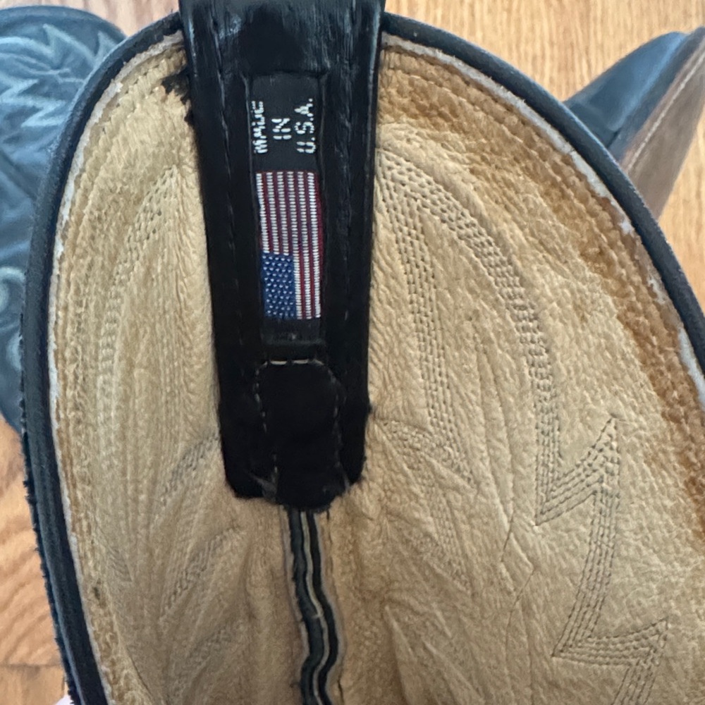 Dan Post Midnight Black Western Boots - Picture 7 of 9